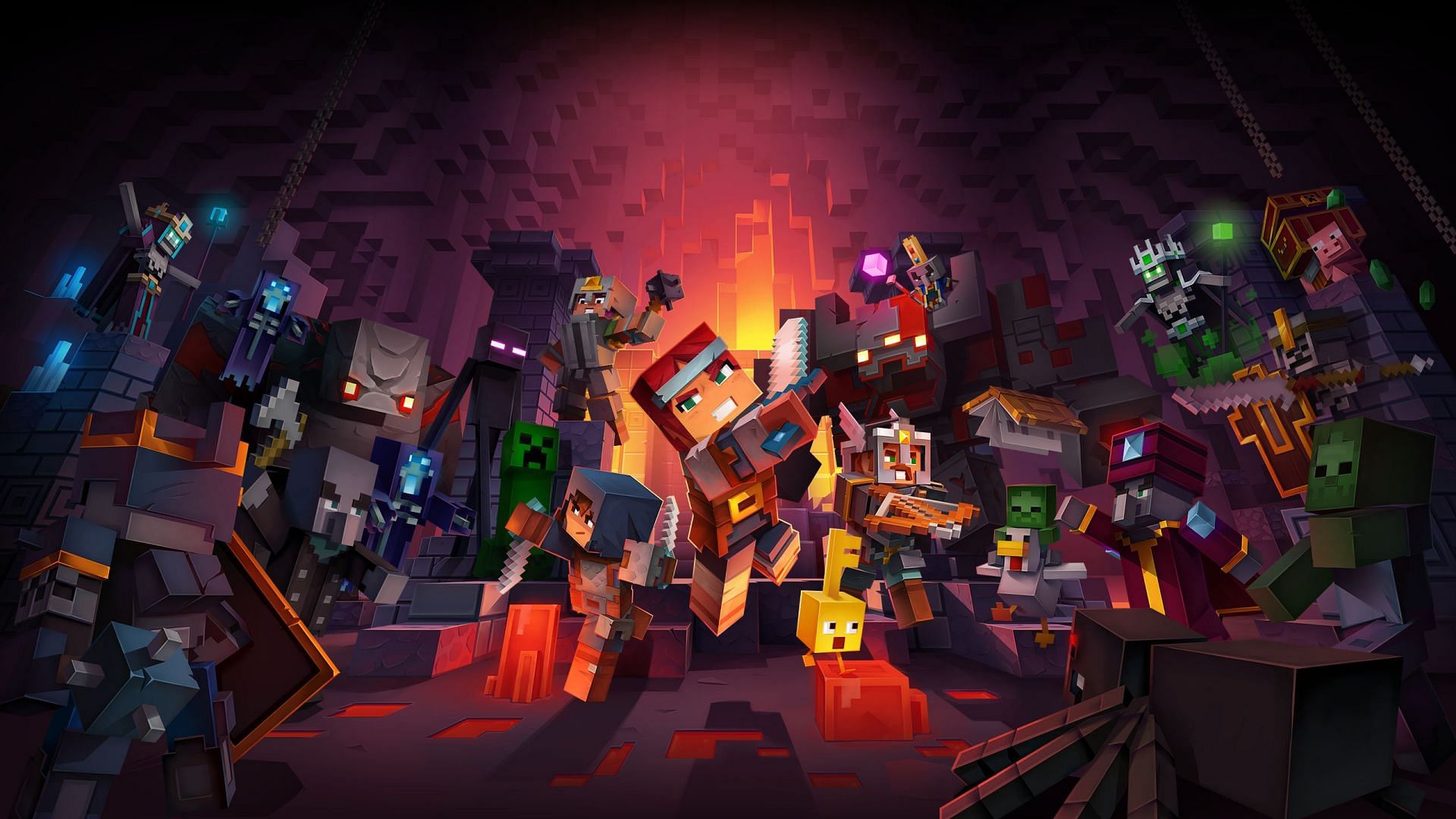 Minecraft Dungeons reinvents the game's universe with a unique dungeon crawler gameplay style (Image via Mojang Studios)